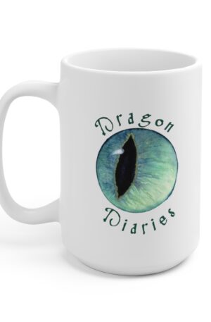 White Dragon Diaries Eyeball 15 oz Mug